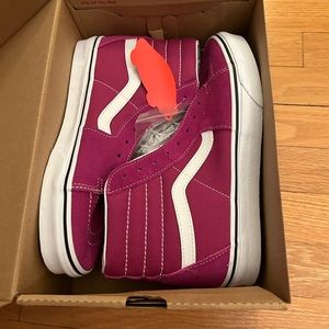 Women’s vans size 10 pink